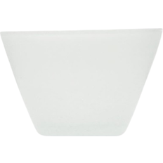 Memento Glass White Solid Serving Bowl 9.5" 0.77gal