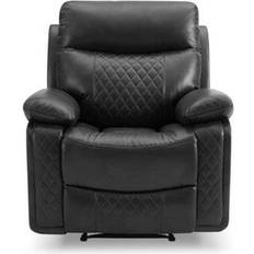 GRS Carson Black Armchair 102cm