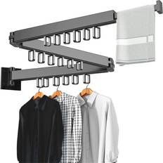 Aluminium Drying Racks Rebrilliant Metal Wall-Mounted Drying Rack