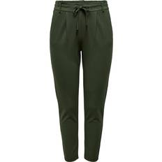 Only Grøn Bukser Only Poptrash Pants - Grey/Peat