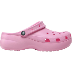 Pink Outdoor Slippers Crocs Classic Platform Clog - Flamingo