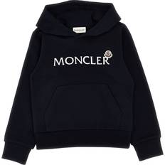 Moncler Tops Children's Clothing Moncler Moncler Enfant Kids Navy Printed Logo Hoodie 778 Blue 12Y