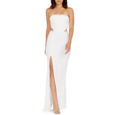 Dress The Population Ariana Gown - White/Silver