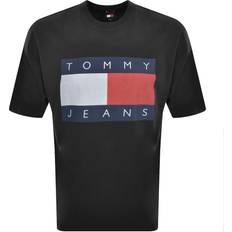 Unisex - XXL T-shirts Tommy Jeans Big Flag Oversized T Shirt Black