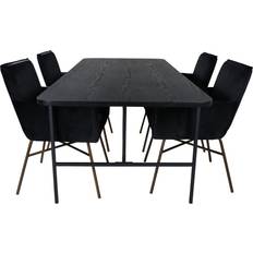 Stål Matbord Venture Home Unos Matgrupp 200 cm Rektangulär Matbord