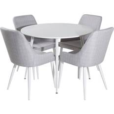 Venture Home Plaza Matgrupp 100 cm Rund Med 4 Stolar Matbord