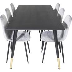 Venture Home Dipp Matgrupp 180 cm Rektangulär med 6 Polar Stolar Matbord