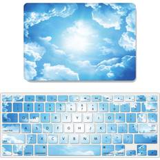 Computer Accessories CatXQ Case for MacBook Pro (16-inch, 2019-2020, Models: A2141) Hard Shell Case with Keyboard Cover Set - Sky