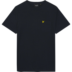 Lyle & Scott Textured Stripe T-shirt - Dark Navy