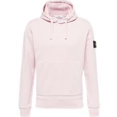 Stone Island Men Jumpers Stone Island Logo Patch Hoodie - Pink