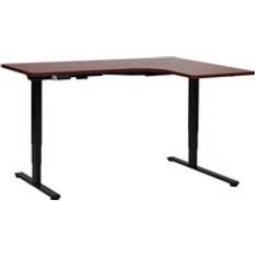 Skrivebord Beliani Electric Adjustable Right Corner Top Writing Desk