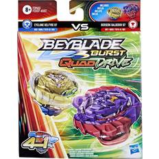 Hasbro Beyblade Burst QuadDrive Berserk Balderov B7 & Cyclone Belfyre B7 Spinning Top Dual Pack