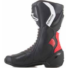 Red Motorcycle Boots Alpinestars smx-6 v2 motorcycle boots black/red Man