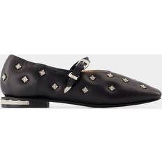 Toga Pulla Mary Jane Ballerina Flats - Black