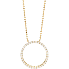 Sif Jakobs Biella Grande Necklace - Gold/Transparent