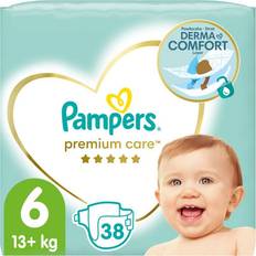 Pampers Tolettatura e Bagno Pampers Premium Care Diapers Size 6 13+kg 38pcs