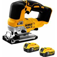 Dewalt dcs334n 18v cordless brushless top handle jigsaw with 2 x 5.0ah batteries