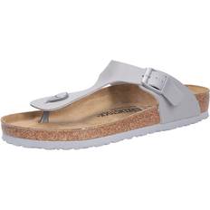 Birkenstock 41 Sandales Birkenstock Gizeh Saffiano Stone Coin Sandales - Gris