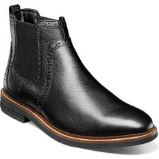 Men Chelsea Boots Nunn Bush Men's Otis Ii Plain Toe Chelsea Black Tumble 10.5W