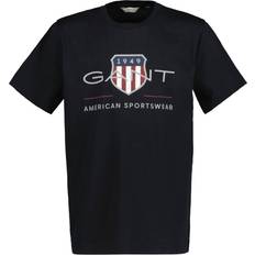 Gant T-shirts Barnkläder Gant T-Shirt grau rot schwarz weiß 170