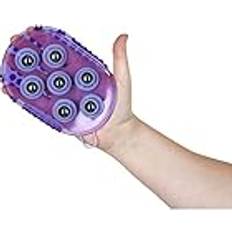 Kerbl Magnetisk Massageborste och Gummiskrapa - Lila