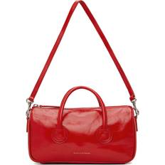 Marge Sherwood Red Zipper Bag - Apple Red Crinkle