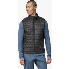 Red Vests Patagonia Men's Nano Puff Insulated Vest in Burnished Red, Down & Synthetic Vests Recycled Polyester