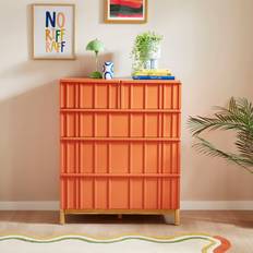 Elements Thompson Tall 5 Burnt Chest of Drawer