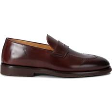 Brunello Cucinelli Leather Flex Penny Loafers brown