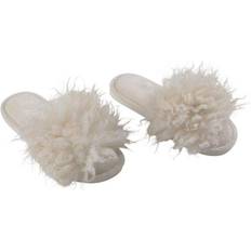 Dam - Vita Innetofflor Fondaco Curly Tofflor Offwhite 36-37