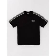 EA7 EA7 Emporio Armani Boys Lines Short Sleeve T-shirt Black, Black, Years YEARS