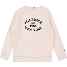 Tommy Hilfiger Girls Sweatshirts Tommy Hilfiger Boys Ivory Cotton Sweatshirt 3 year