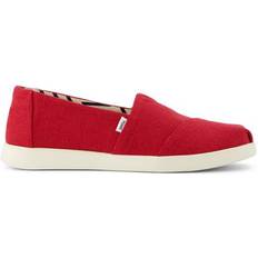 Red Espadrilles Toms Women's Red Alpargata Plus Heritage Canvas Espadrille Shoes