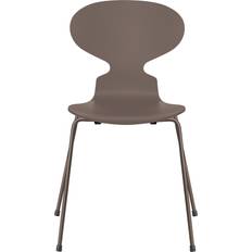 Fritz Hansen Myren 3100 Farvet Askefiner Stålstel Brun Køkkenstol