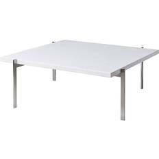 Fritz Hansen Soffbord Fritz Hansen PK61 Rolled White Marble Soffbord 80x80cm