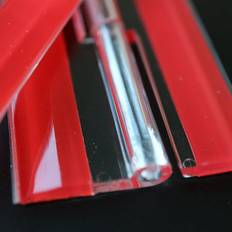 Hinges Caterpillar 4x Acrylic Hinges 200mm Transparent