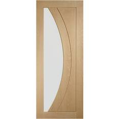 XL Joinery Salerno Unfinished Oak 2P Interior Door Clear Glass (x)