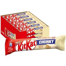 KitKat Full box chunky white chocolate bar crunchy wafer covered