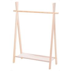 Hooks & Hangers Kid's Room Idooka Children's Clothes Rail Rack Hanging Wardrobe Storage