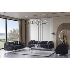 Leder Möbel Eymense Set Elite Plus Sofa