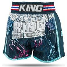 Pantaloncini da Thai Boxe King Pro Boxing Odin Bleu