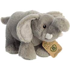 Aurora Elephant Soft Toys Aurora Medium Elephant Eco Nation Eco-Friendly Plush Toy Gray 10.5" Gray