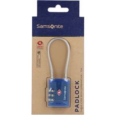 Samsonite Blue Travel Accessories Samsonite Global Travel Accessories Three Dial TSA Cable Luggage