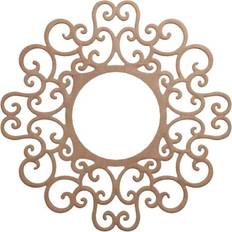 Moulding & Millwork Ekena Millwork 8 3/8 ID 1/4 T Reims Wood Pierced Ceiling Medallion Wood Paint Grade