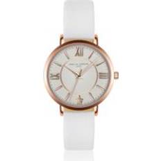 Leather Watch Woman Petite Classique White 32 mm