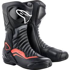 Red Motorcycle Boots Alpinestars Smx v2 blk/grey/red/fluo Man, Unisex