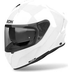 Motorcycle Equipment Airoh Spark Color Full Face Helmet White Gloss