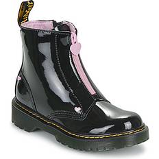 Children's Shoes Dr. Martens Kinderstiefel Bex Heart Zip Boot Black Lamper