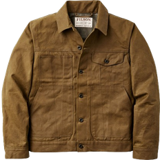 Filson Jackets Filson Tin Cloth Short Lined Cruiser Jacket - Dark Tan