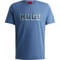 HUGO BOSS Tops on sale HUGO BOSS Daqerio Logo Print T-shirt - Blue